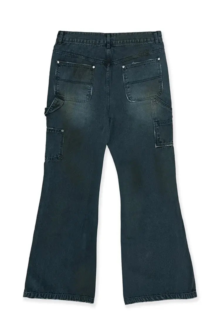 Protocol Index Navy Flared Carpenter Pants