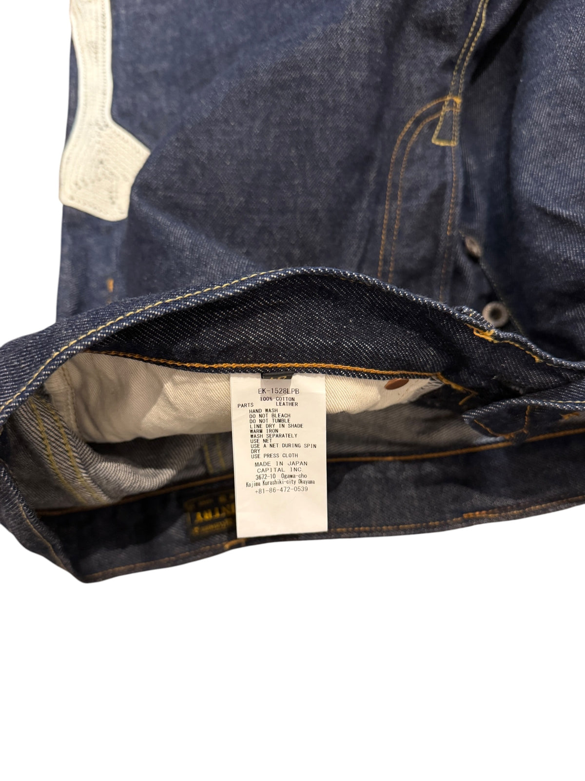 Kapital Salvage Bone Denim Dark Blue