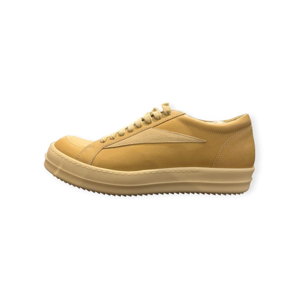 Rick Owens Vintage Low Parchment Leather Sneaker