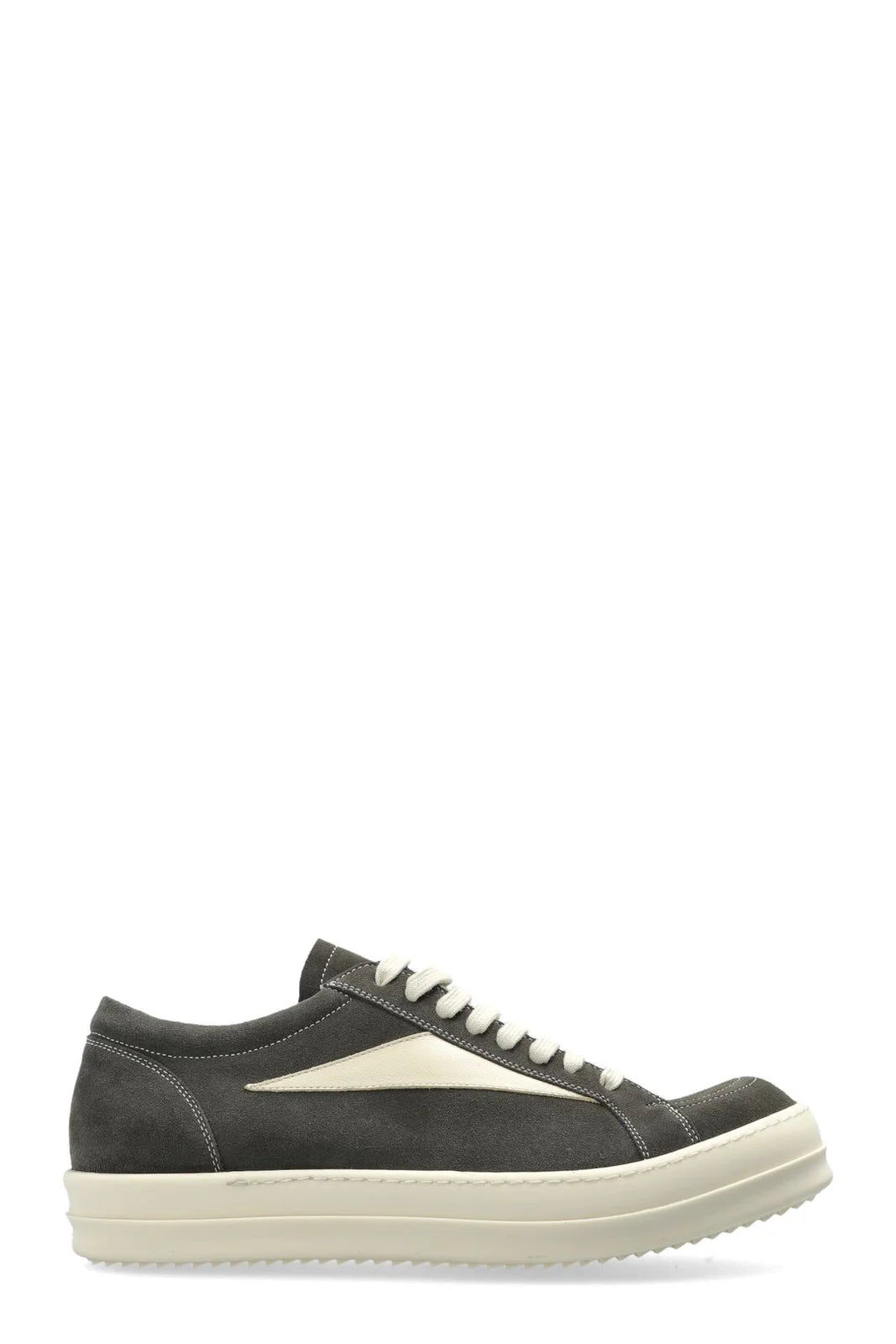Rick Owens Vintage Low Euca / Milk Suede Sneakers
