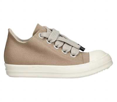 Rick Owens Drkshdw Low Canvas Jumbo Flesh Sneakers