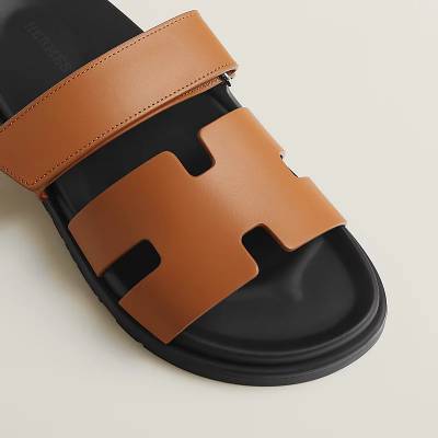 Hermès Chypre Sandals Brown