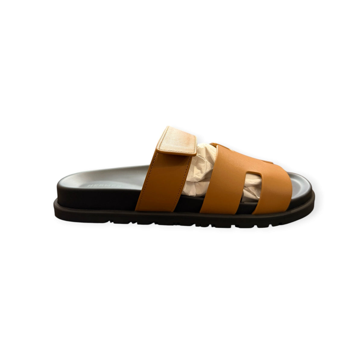 Hermès Chypre Sandals Brown