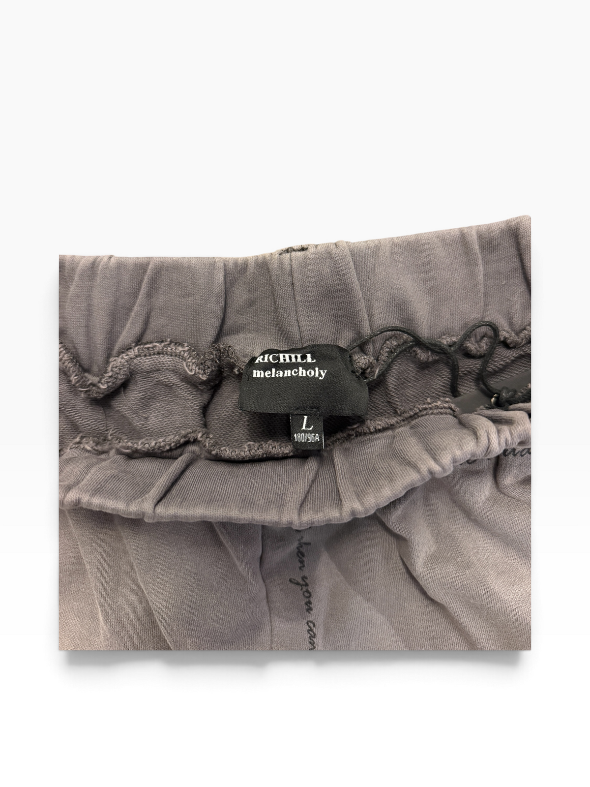 Richill Melancholy Patchwork Appliqué Graphic Washed Sweatshorts