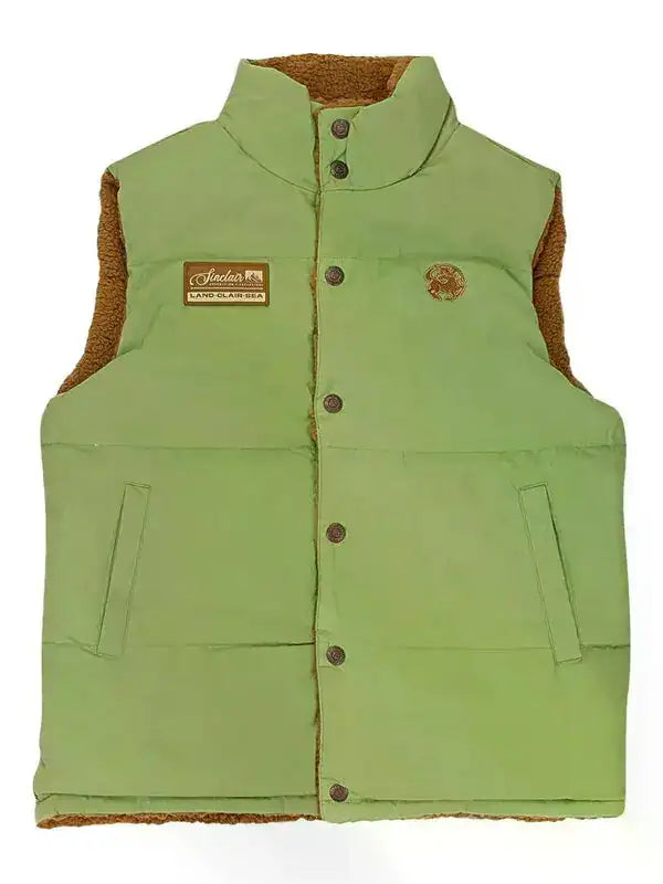 Sinclair Sherpa Reversible Vest Green