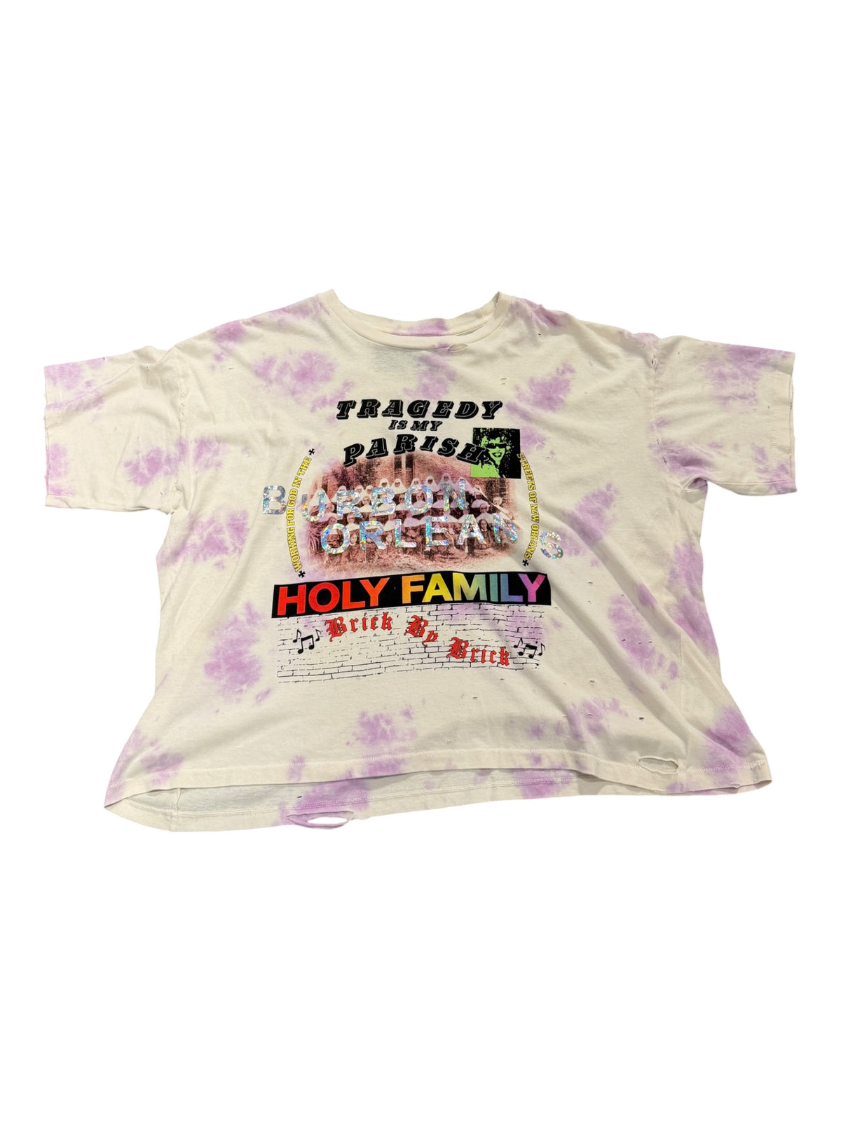 Paly Holy Family Purple Tie Dye T-Shirt