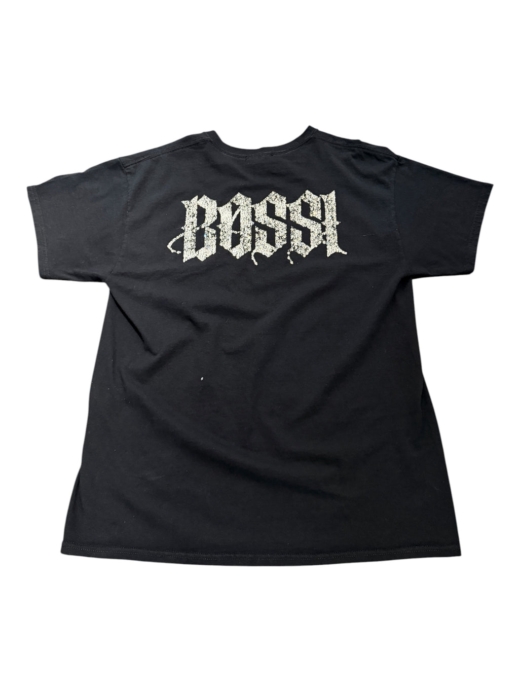 Bossi Red Skull Fire Rhinestone Tee