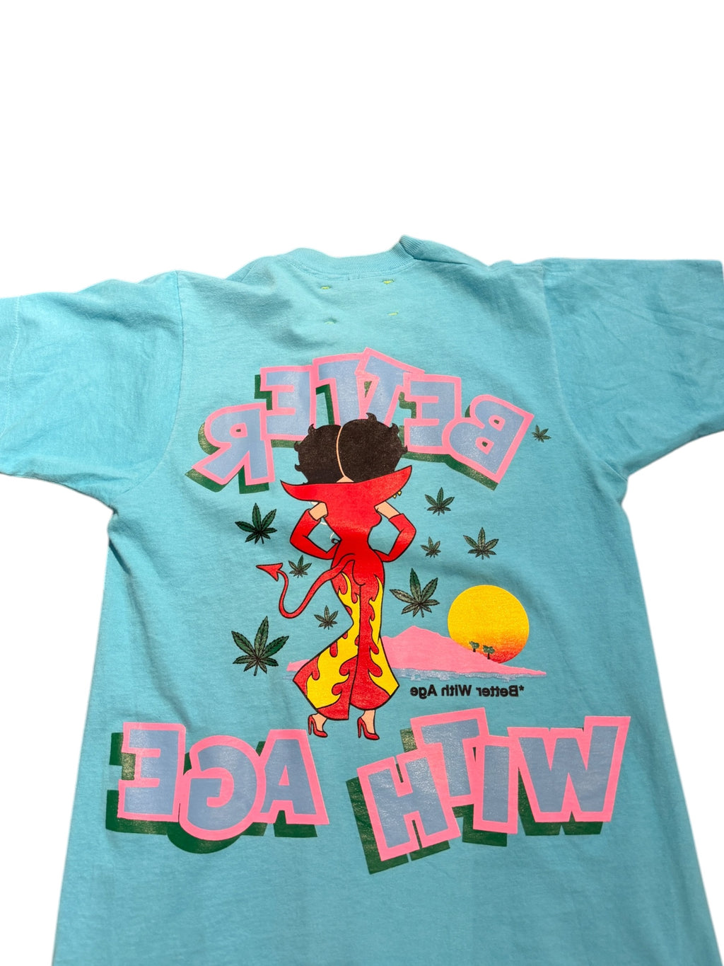 Better With Age* Turquoise Better With Boop Graphic T Shirt