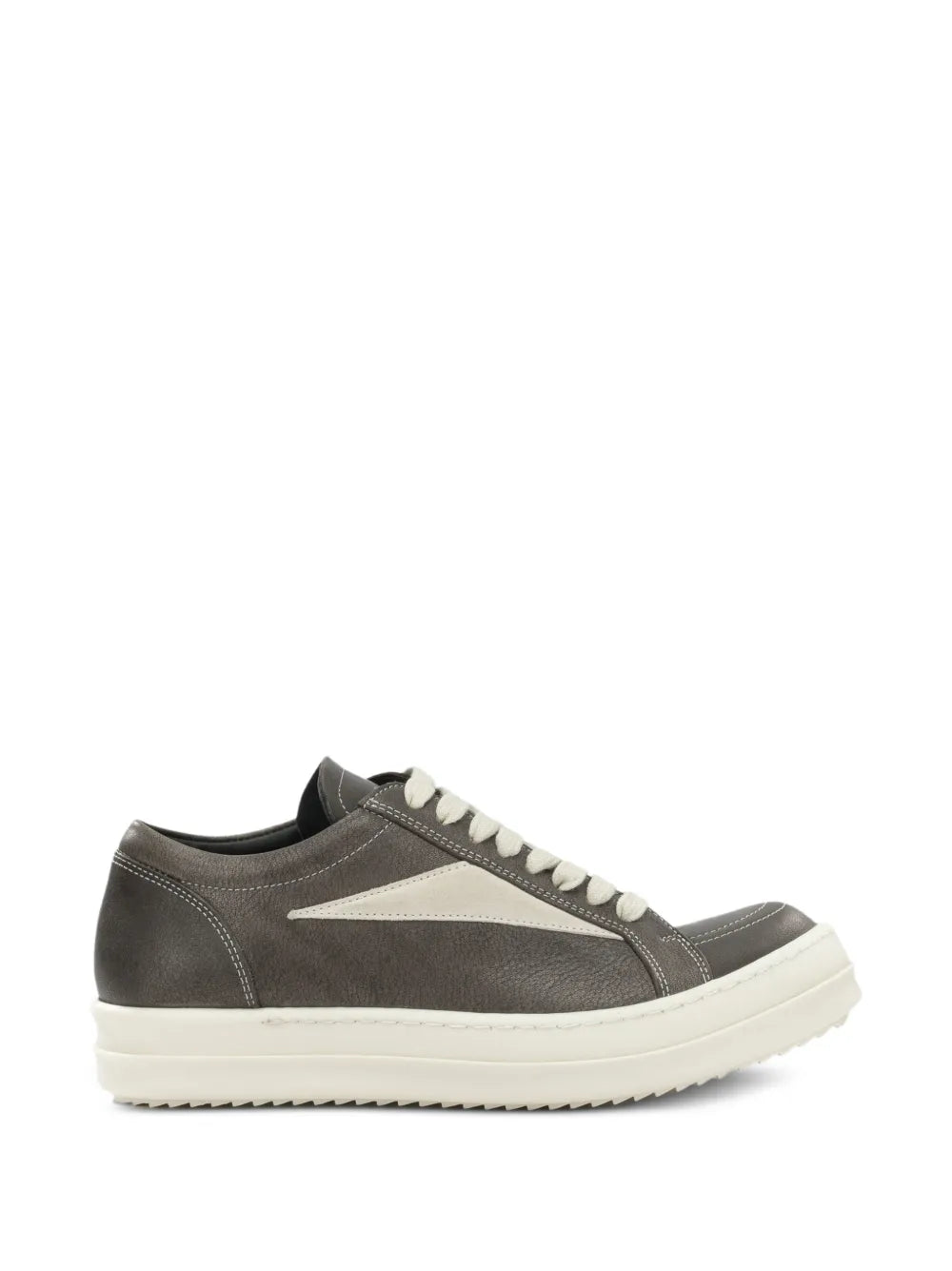 Rick Owens Vintage Lamb Leather Washed Black/Milk Sneaker