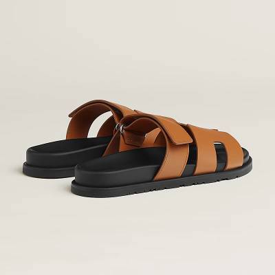 Hermès Chypre Sandals Brown
