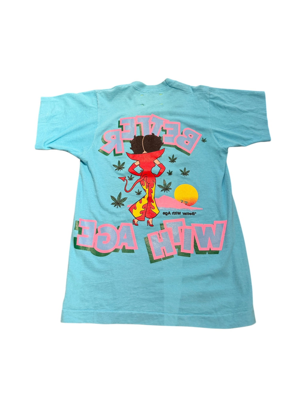 Better With Age* Turquoise Better With Boop Graphic T Shirt