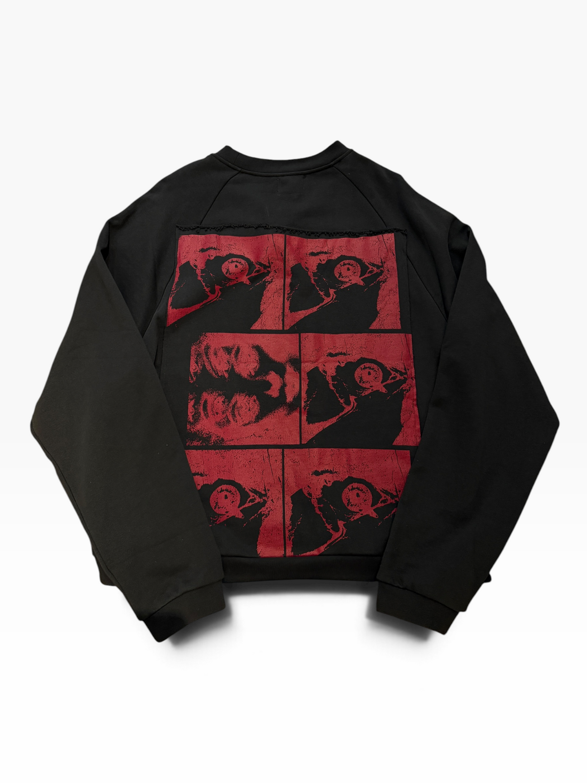 Richill Melancholy Bible Patch Black Crewneck Sweatshirt