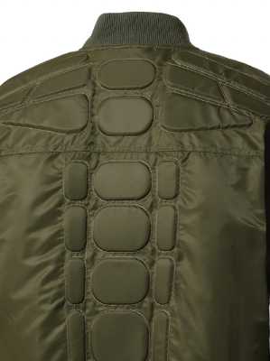 Satoshi Nakamoto Green Pad Bomber Jacket