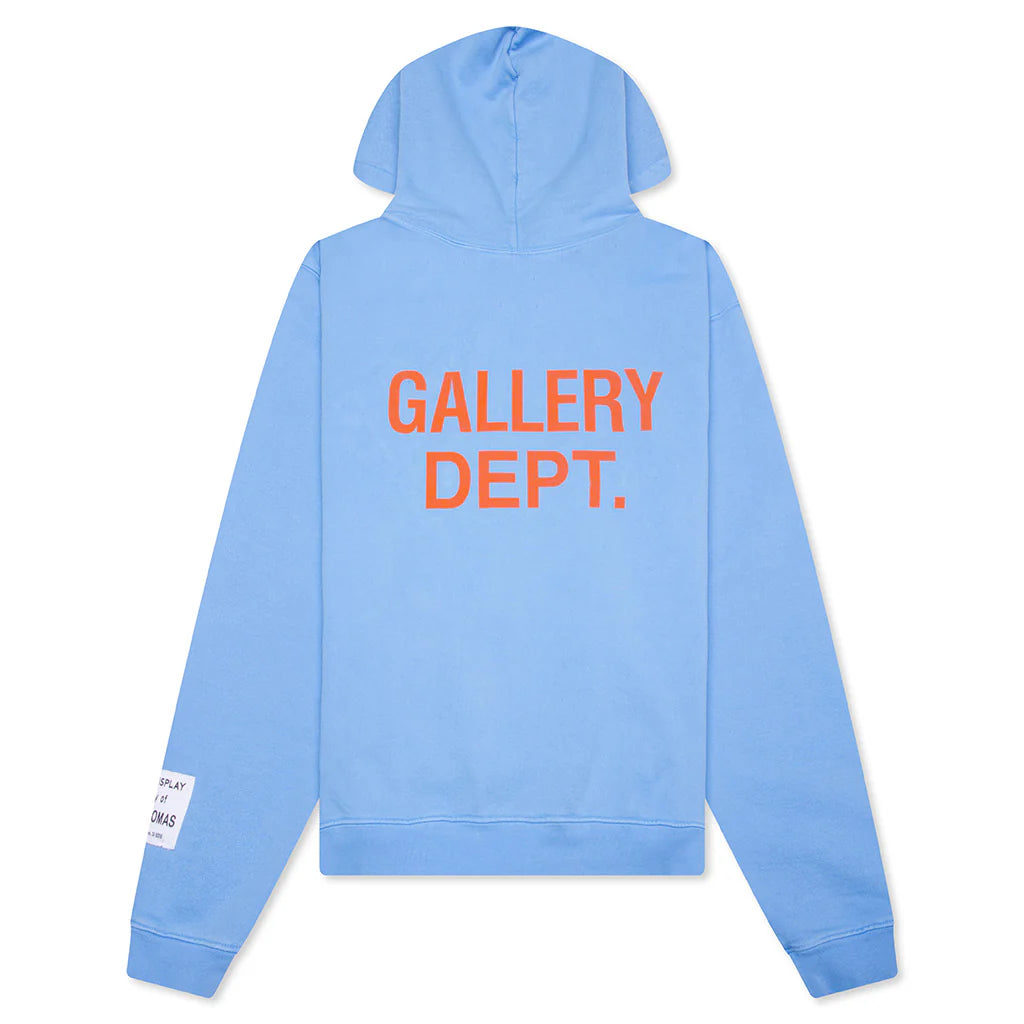 Gallery Dept. 90’s GD Logo Baby Blue Hoodie