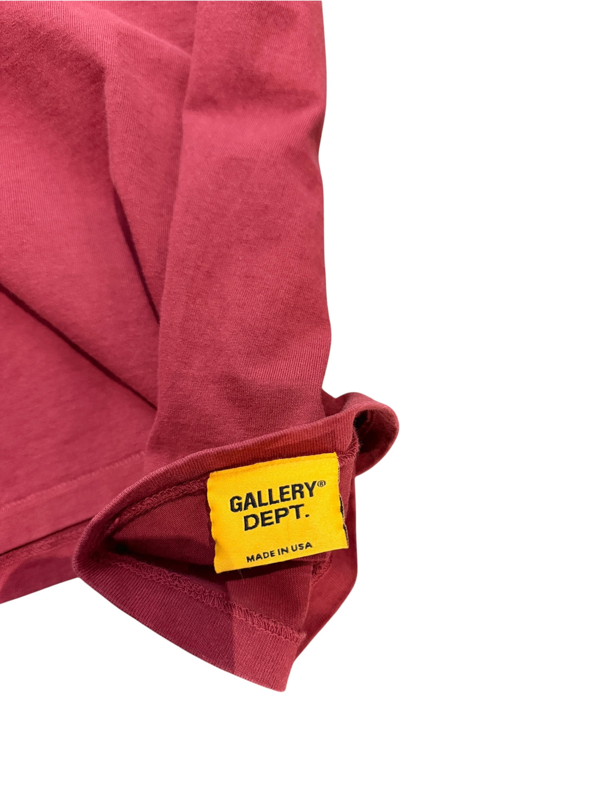 Gallery Dept. Blank Logo T-Shirt Burgundy