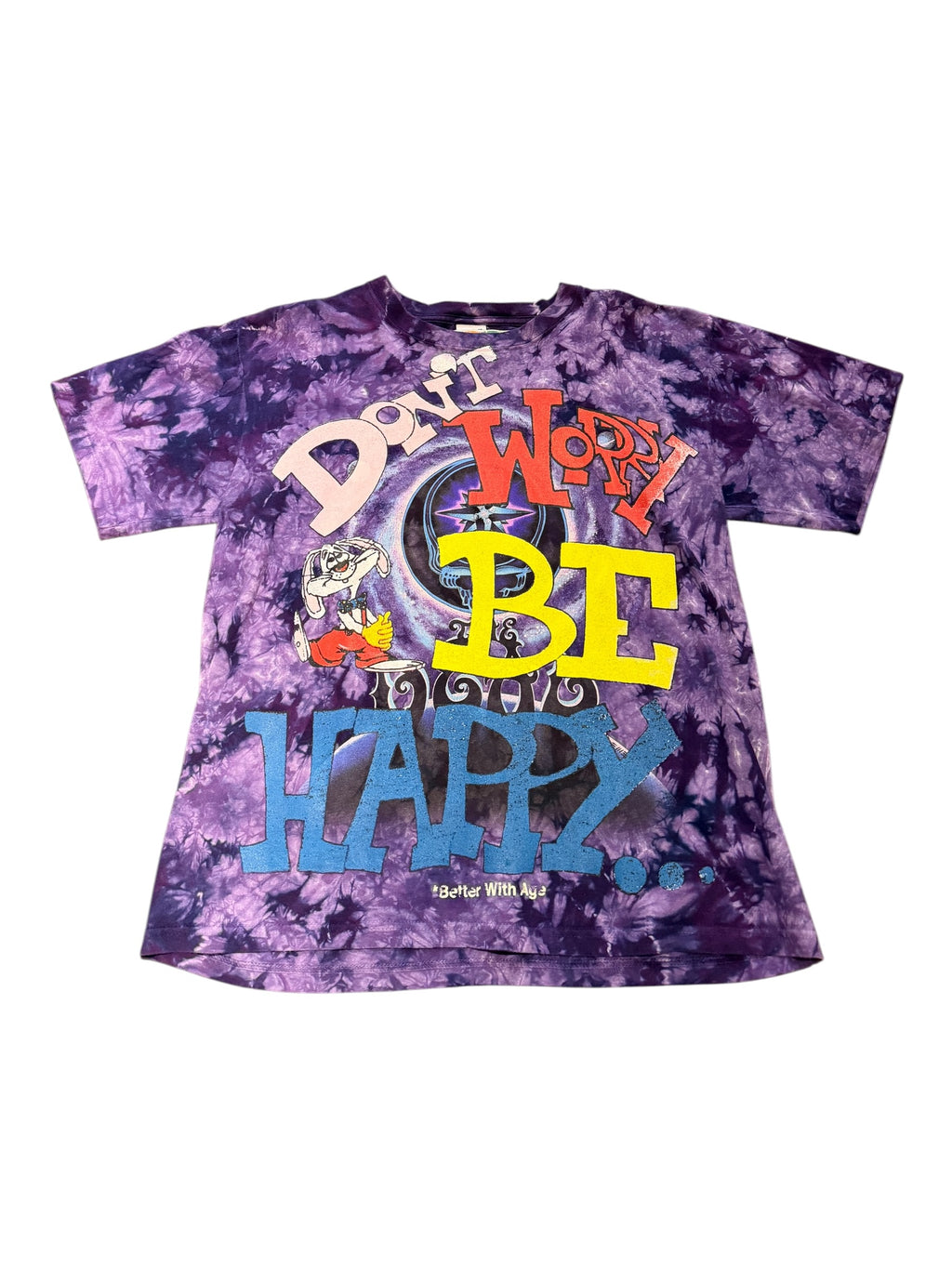 Better with Age* Don't Worry Be Happy Acid T-shirt