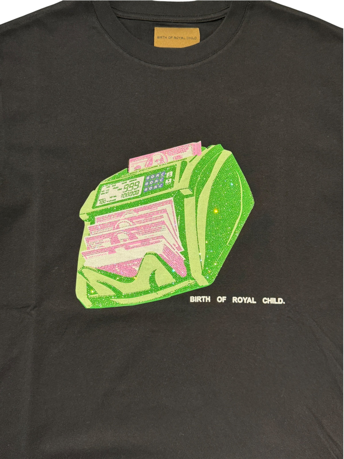 Birth Of Royal Child Bill Counter Black T-Shirt