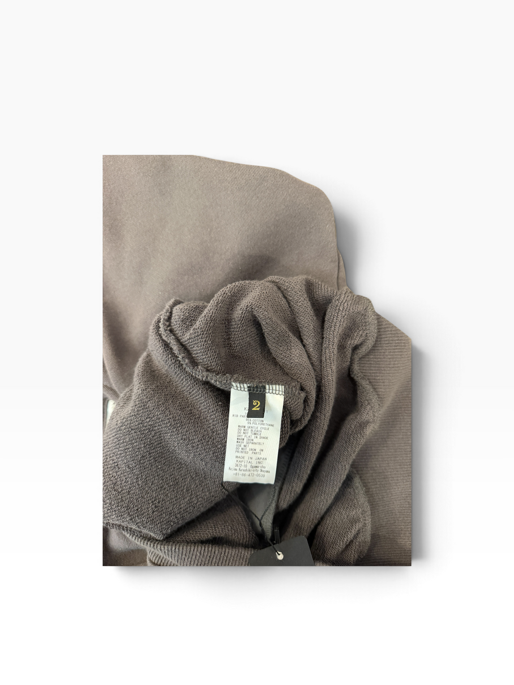 Kapital Zip Pocket Crewneck Black