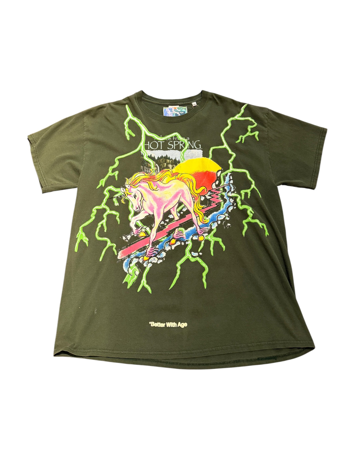 Better with Age* European Thunder Tee Dark Green