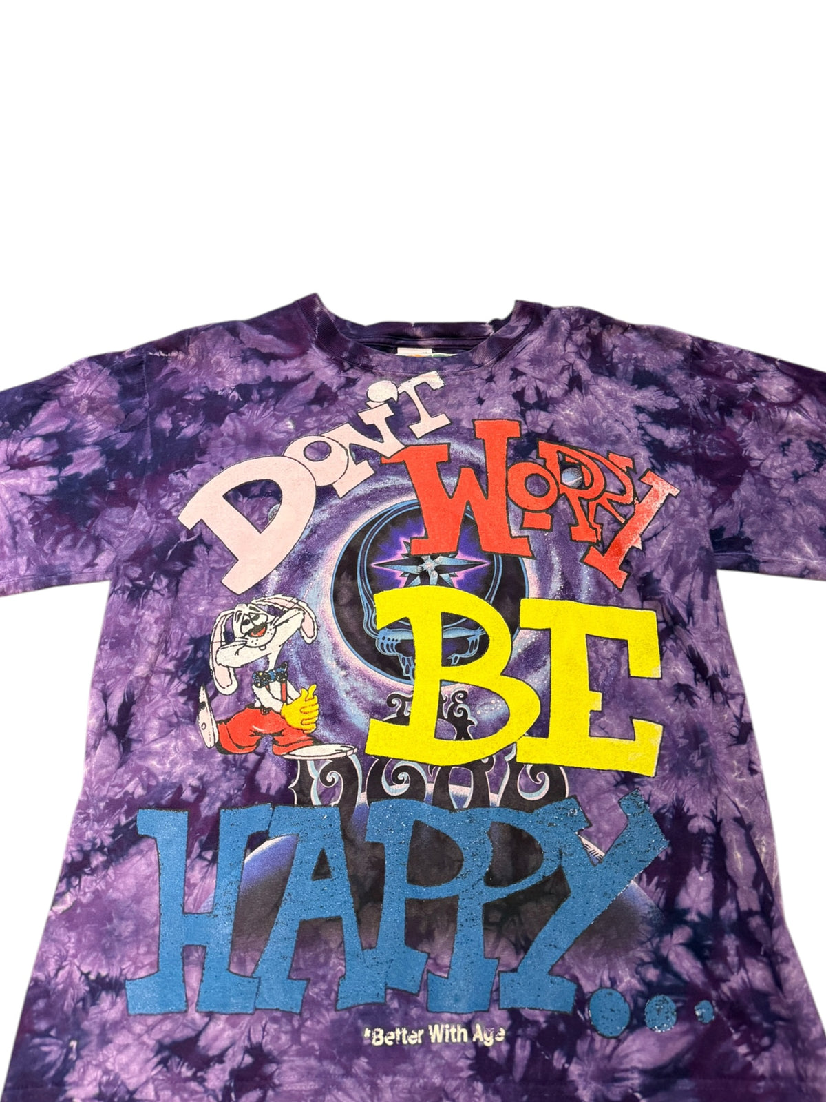 Better with Age* Don't Worry Be Happy Acid T-shirt