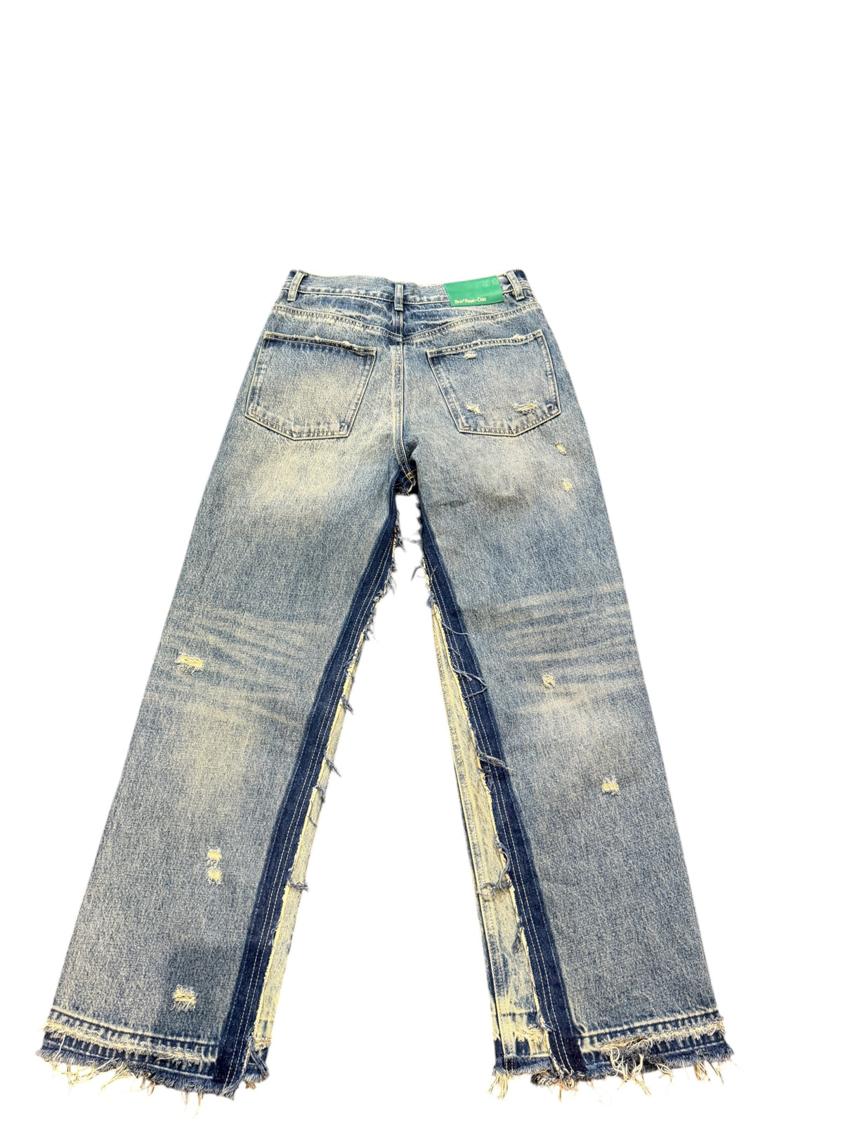 Birth Of Royal Child Layered Distressed Jeans