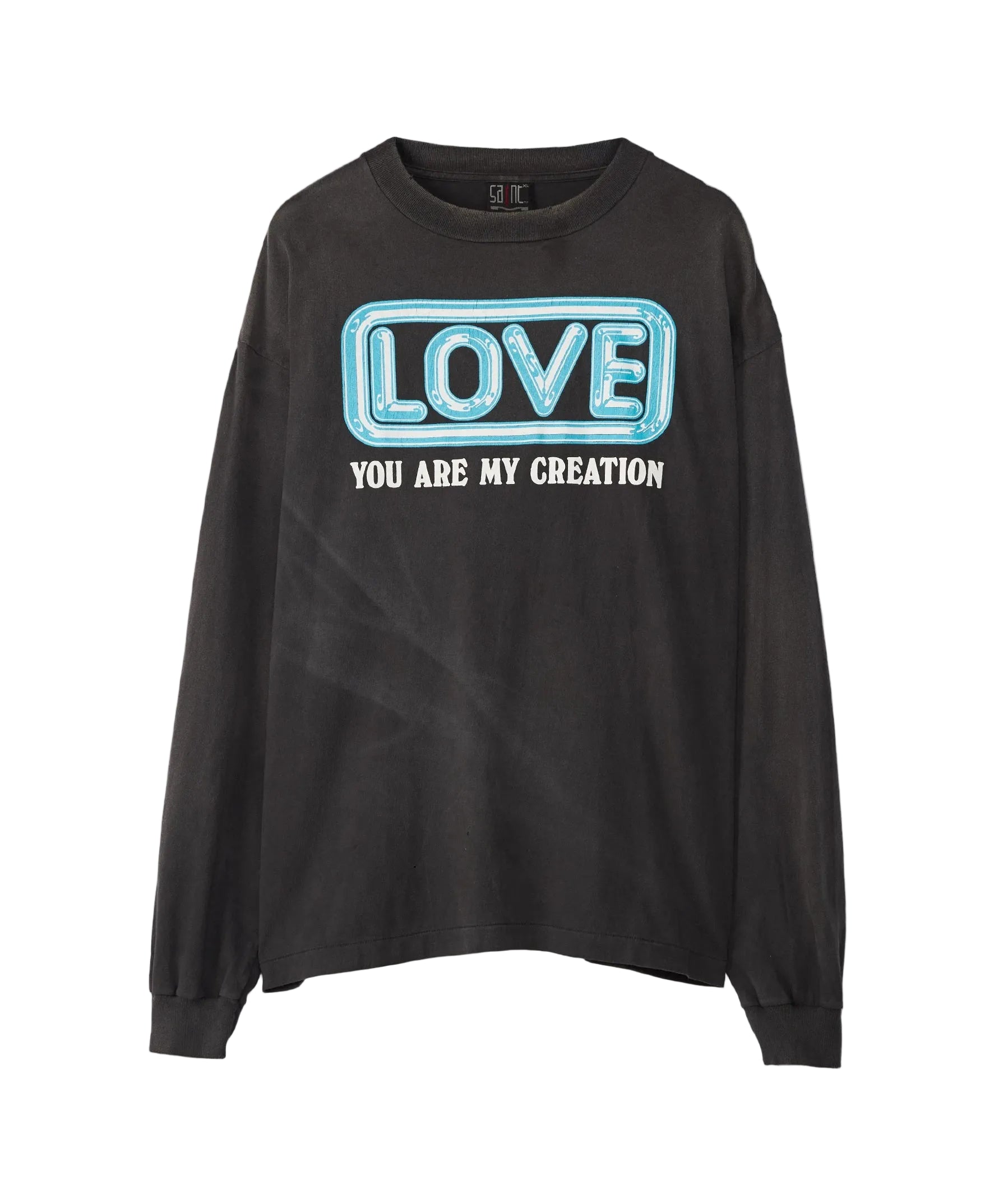 Saint Michael Love Logo Black Longsleeve