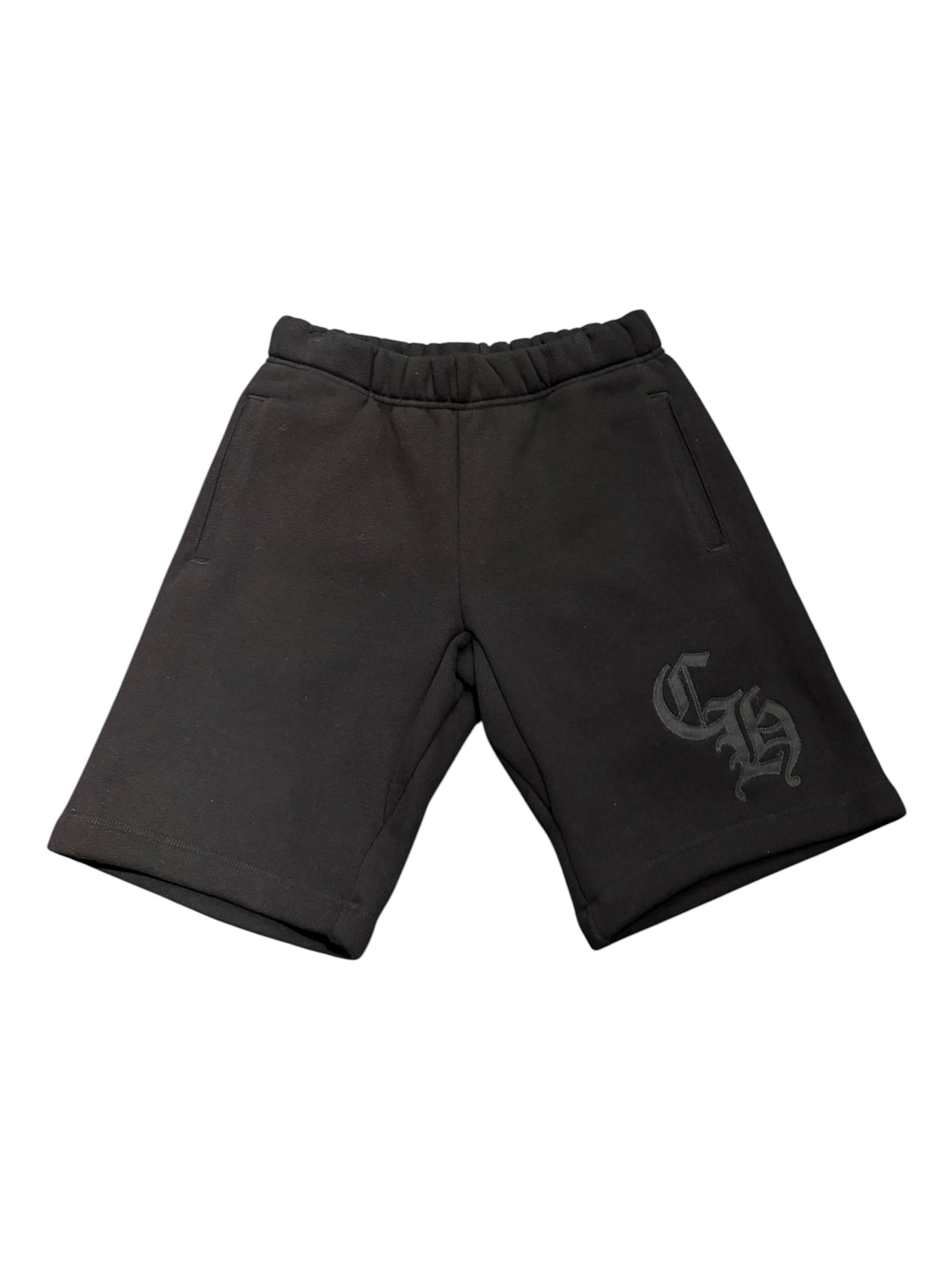 Chrome Hearts Black Shorts Logo Embroidered