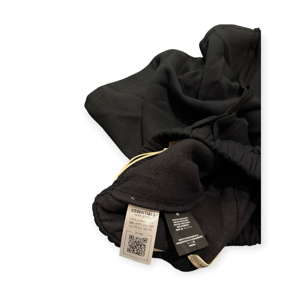 Essentials Jet Black Sweatshorts