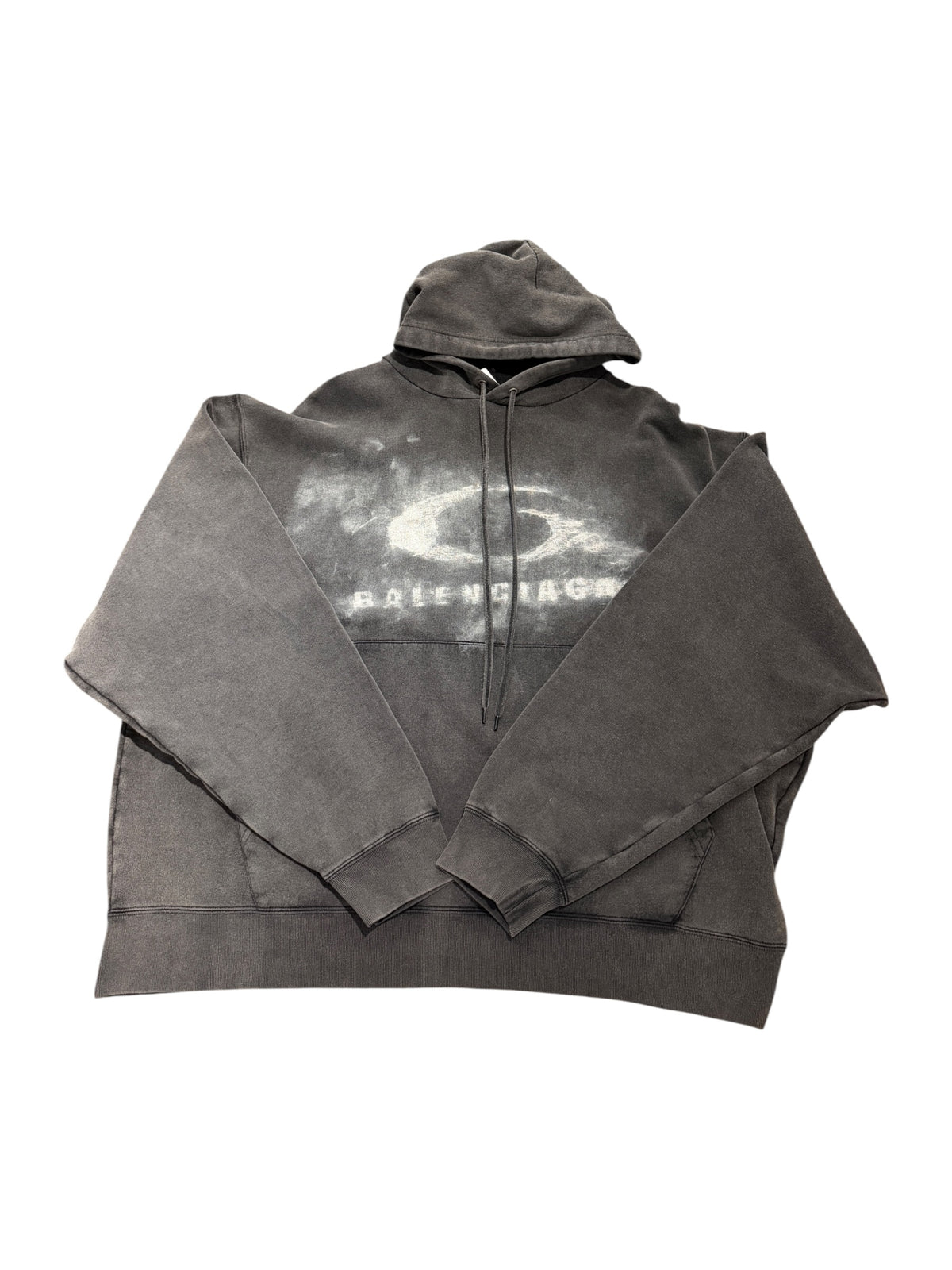 Balenciaga Washed Crayon Oversized Hoodie