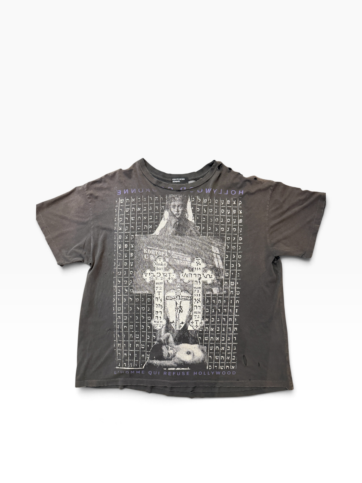 Enfants Riches Déprimés Hollywood Couronne Distressed T-shirt