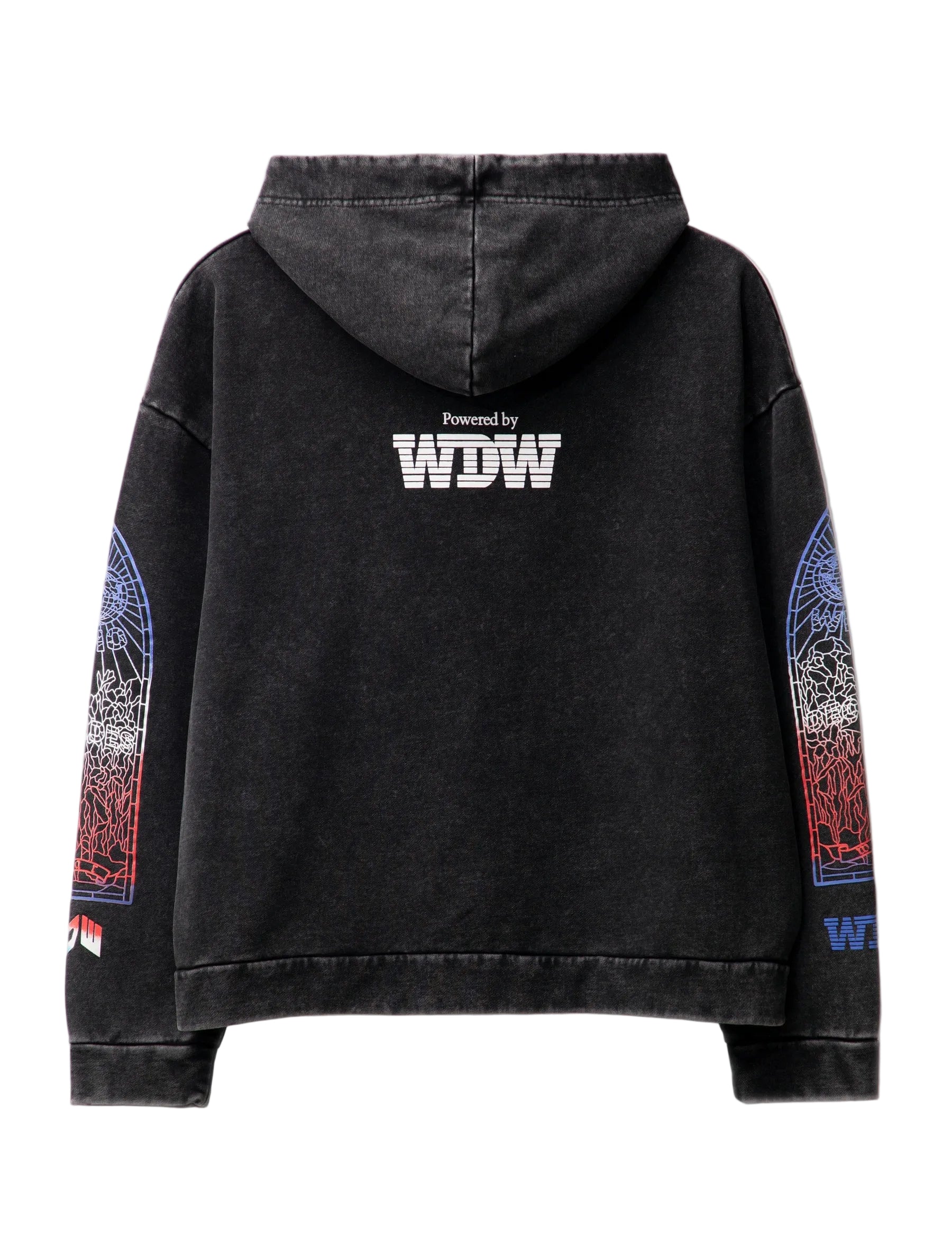 Who Decides War Black Intertwined Windows Hoodie