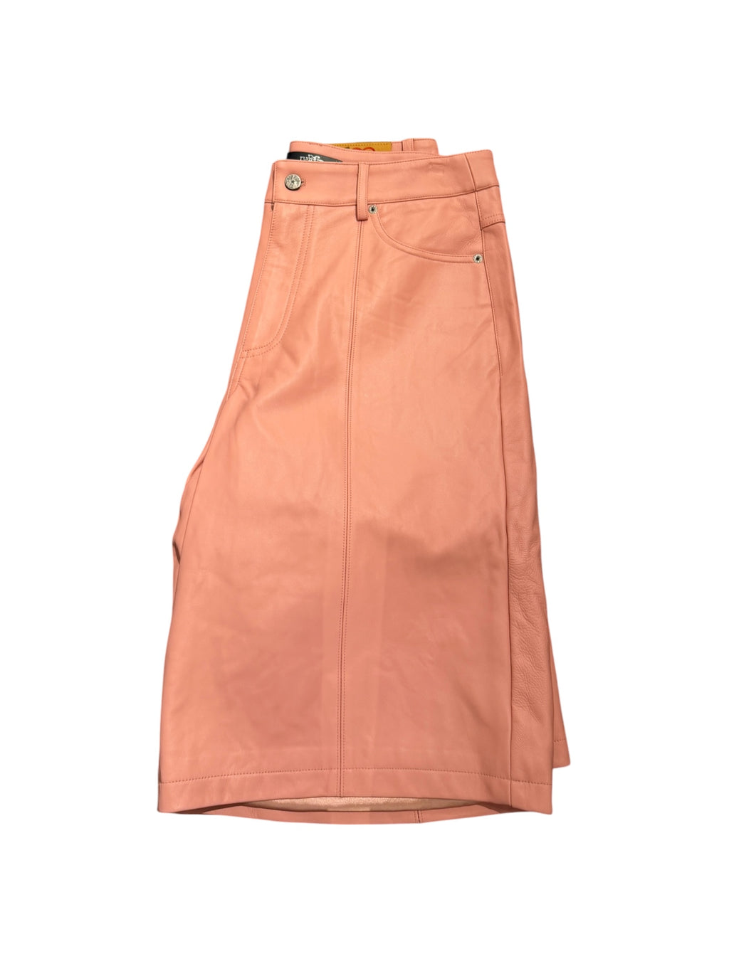 HMDD Lamb Chop Leather Shorts "Pink"
