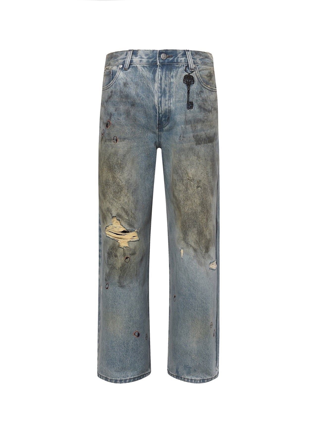 Birth of a Royal child Faded Jeans