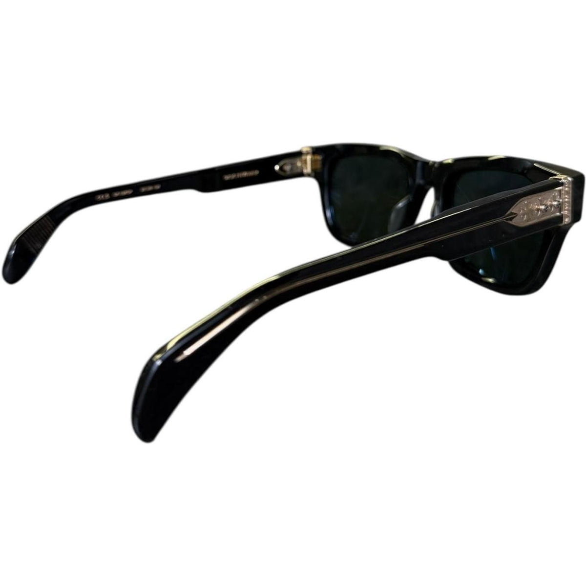 Chrome Hearts Dick Fitzener Sunglasses Black With Gold Accents