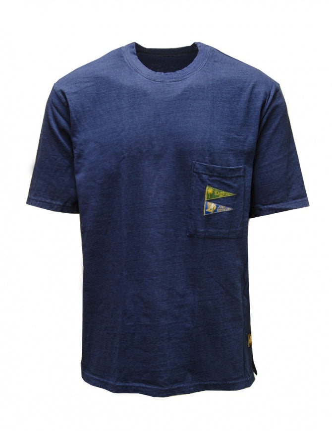 Kapital Flag Pocket T-Shirt Navy