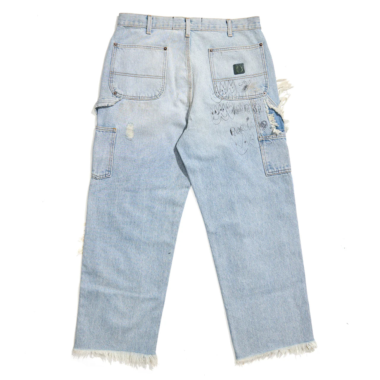 Paly Holly Wood Busted Carpenter Blue Jean Pants