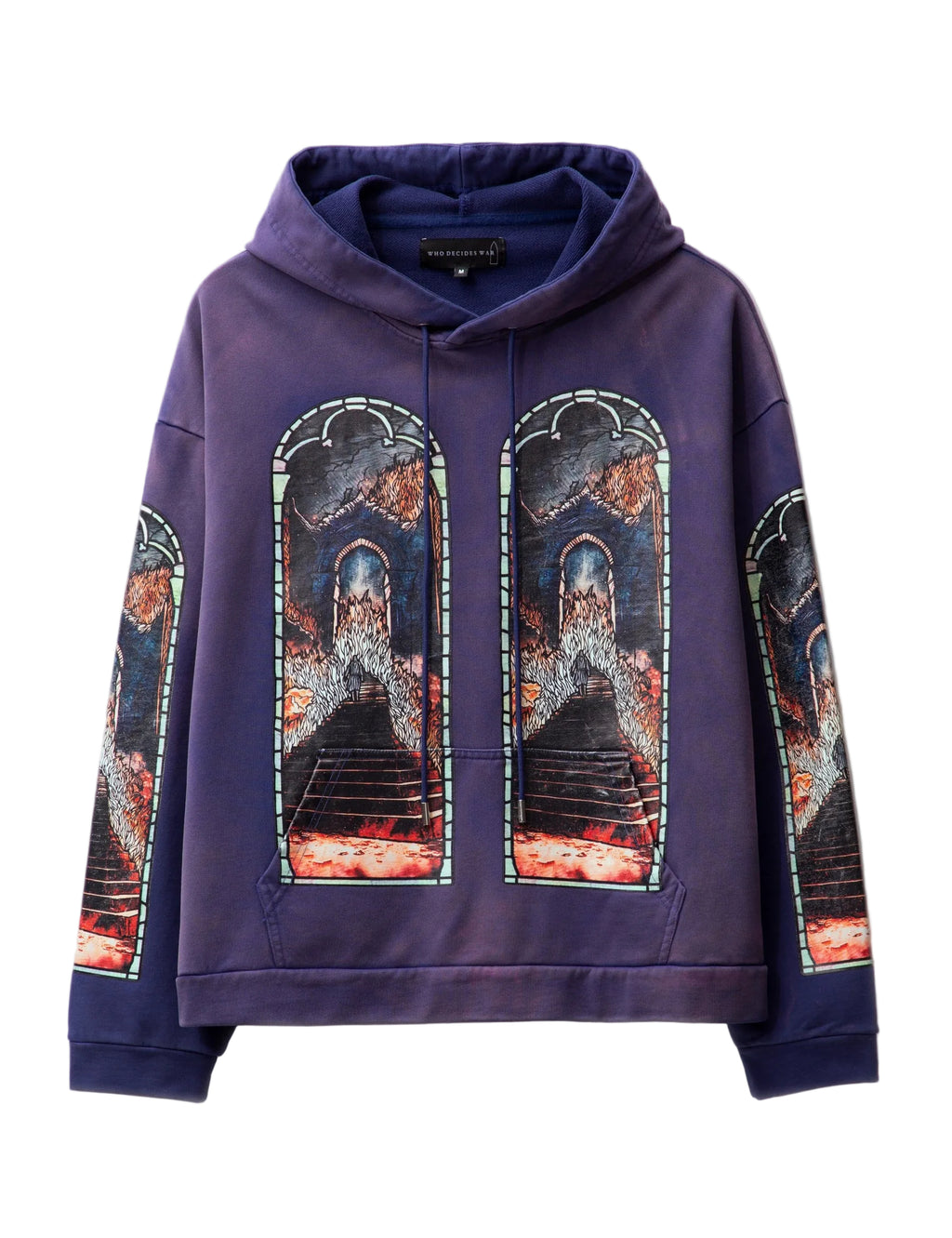 Who Decides War Descent Purple Hoodie