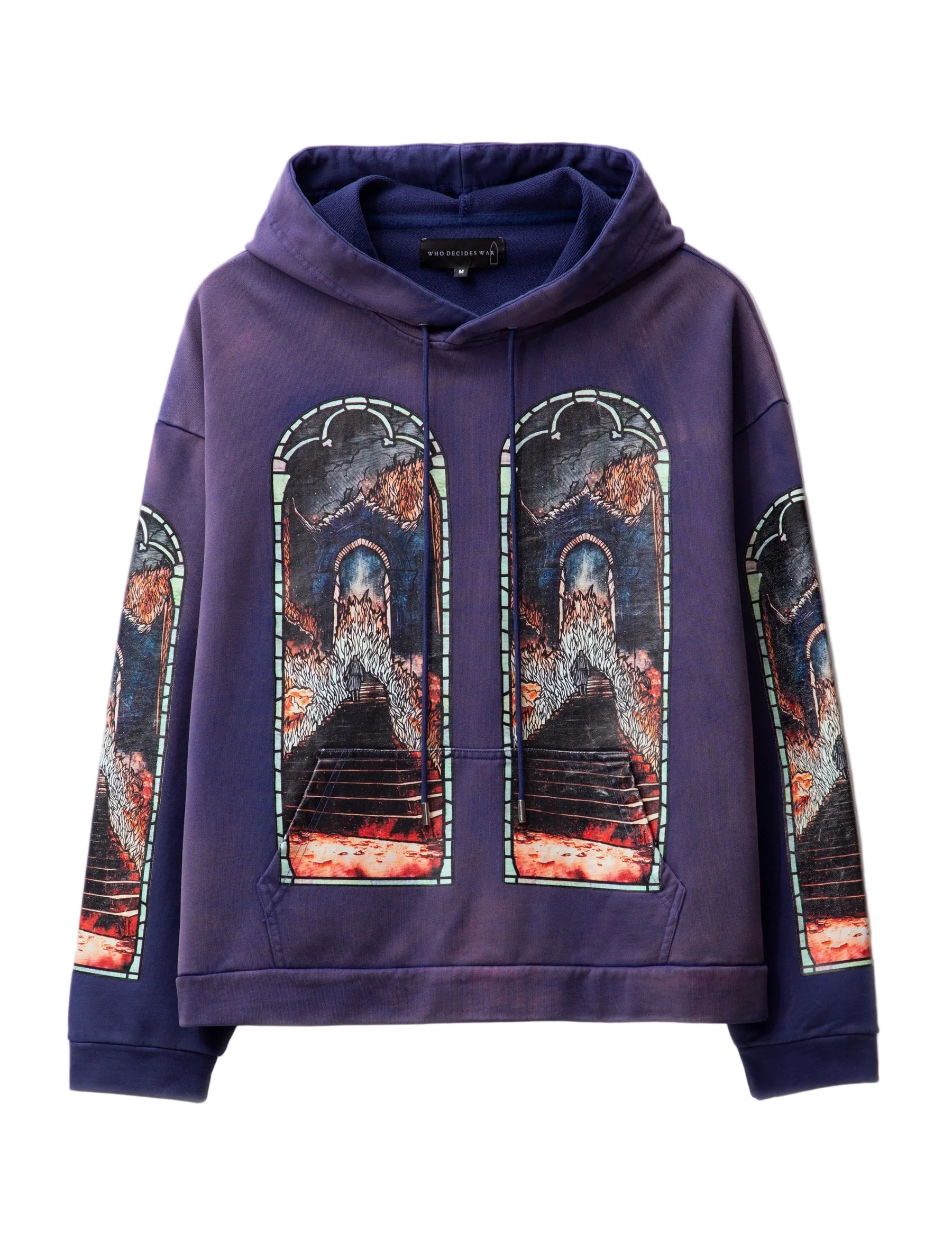 Who Decides War Descent Purple Hoodie