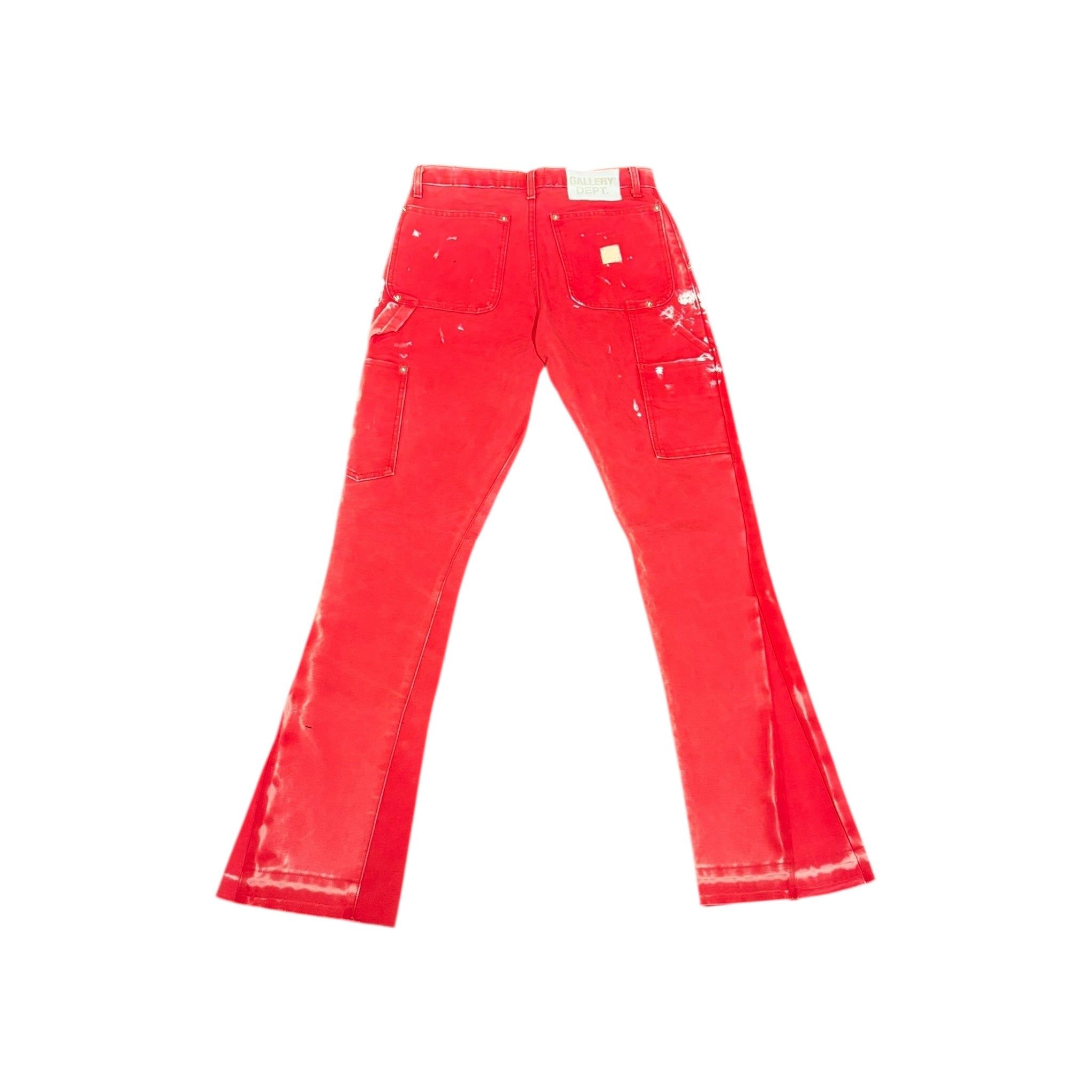 Gallery Dept. Carpenter Flare Jeans Red