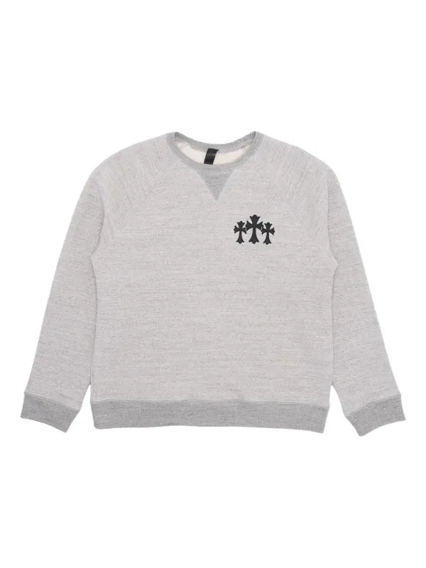 Chrome Hearts Embroidered  Sweatshirt Grey/Black