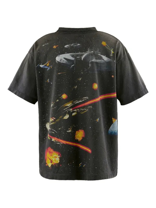 Saint Michael Star Wars T-Shirt Dark Grey