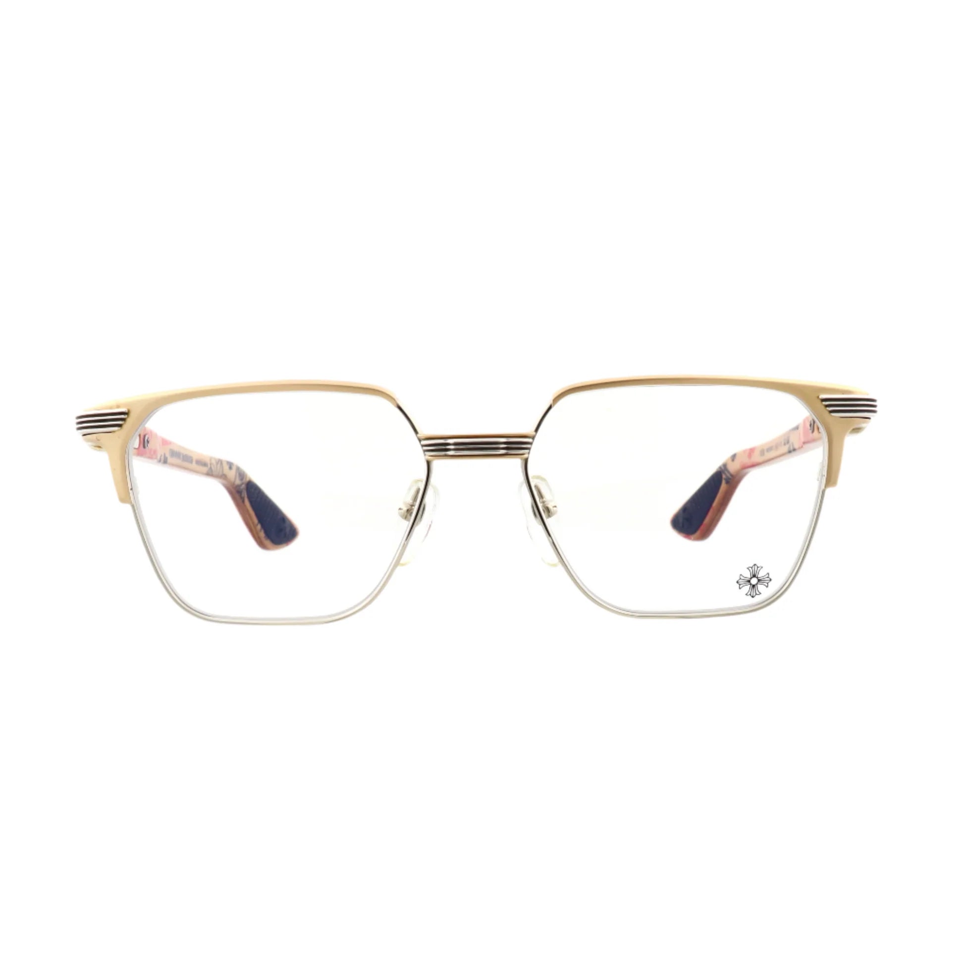 Chrome Hearts Blazin Stencil Wood Glasses