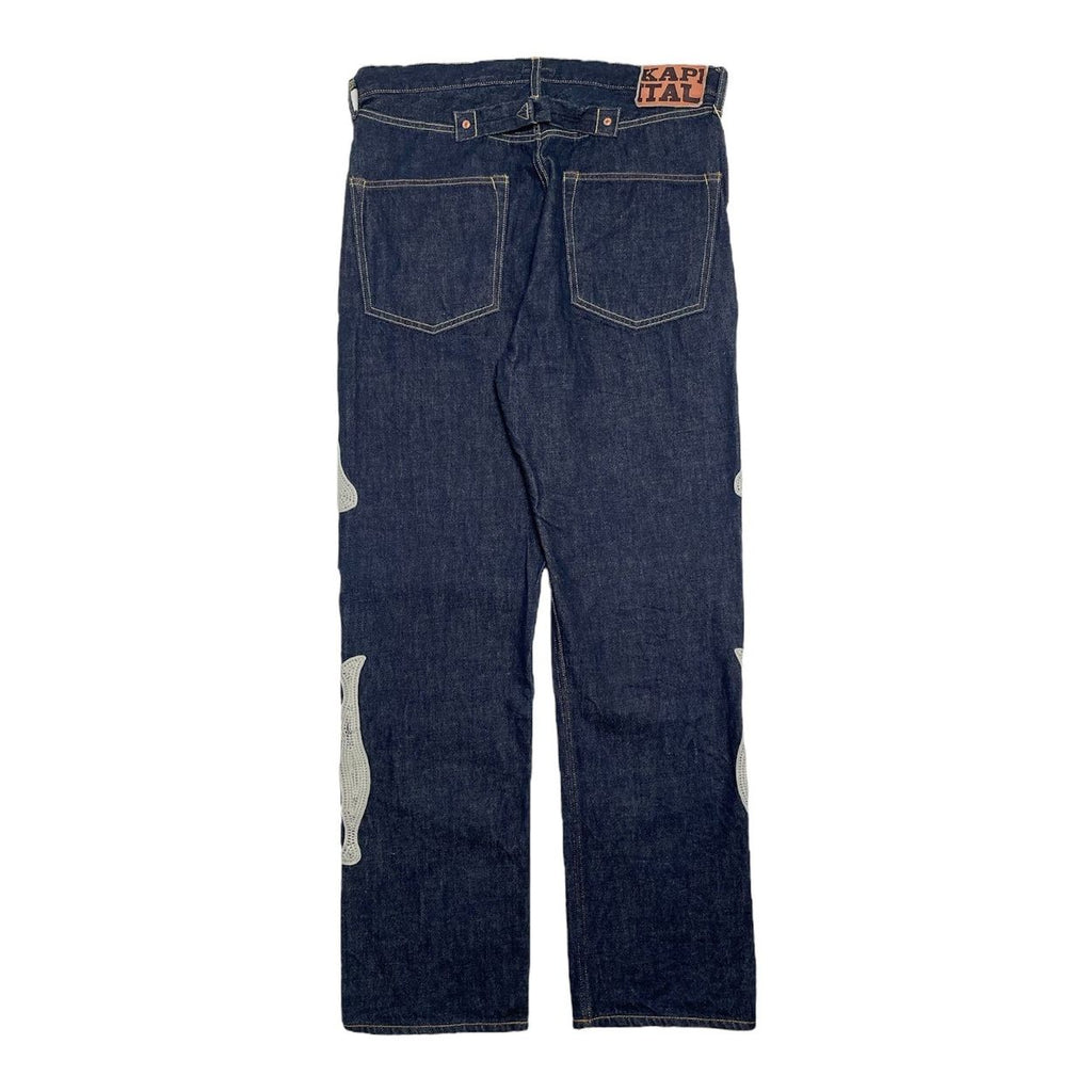 Kapital Salvage Bone Denim Dark Blue