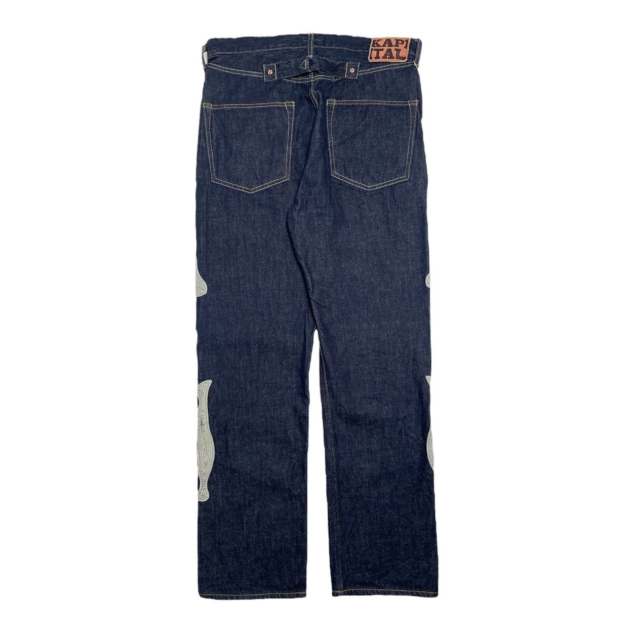 Kapital Salvage Bone Denim Dark Blue