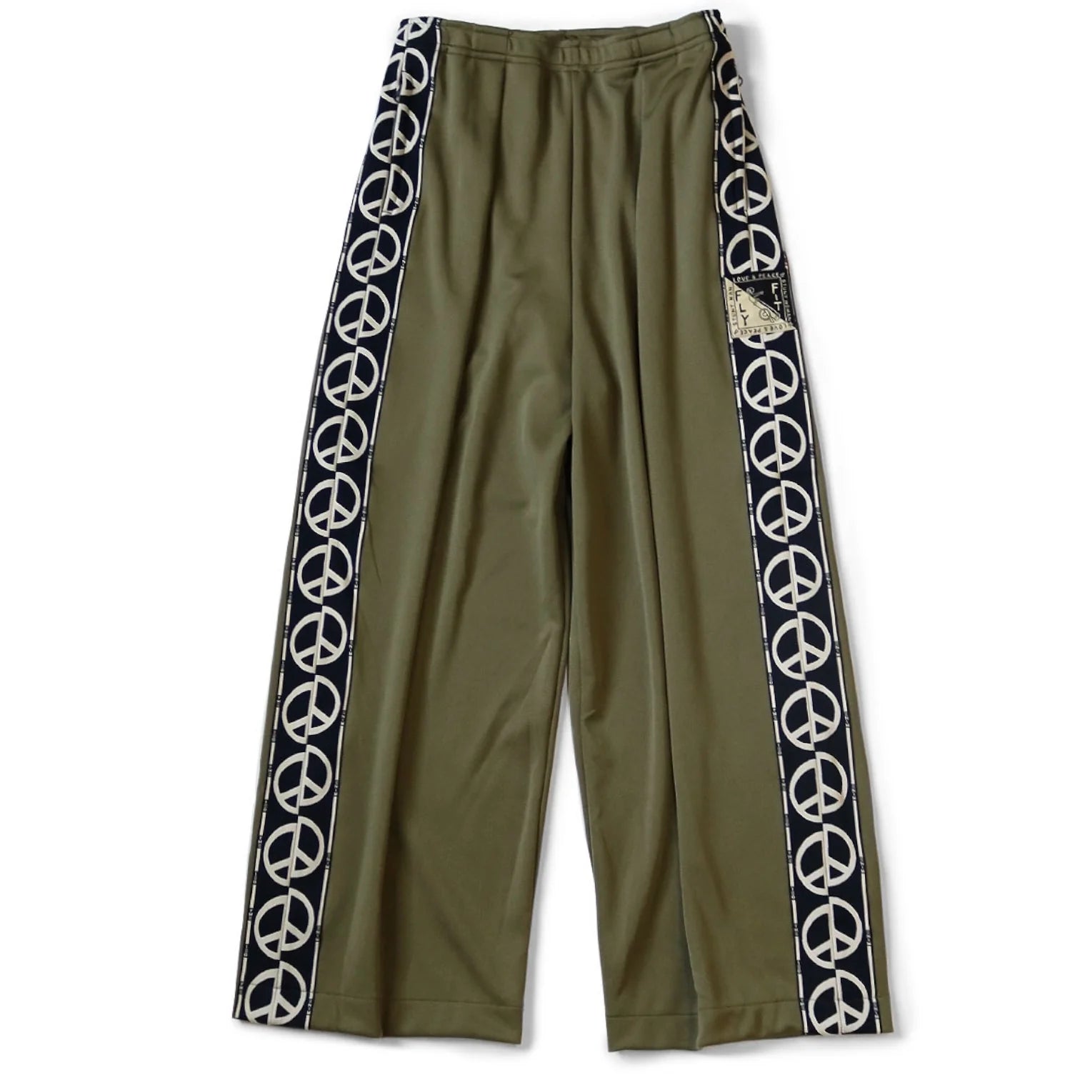 Kapital Smooth Jersey TH.D.D. Baggy Olive Track Pants
