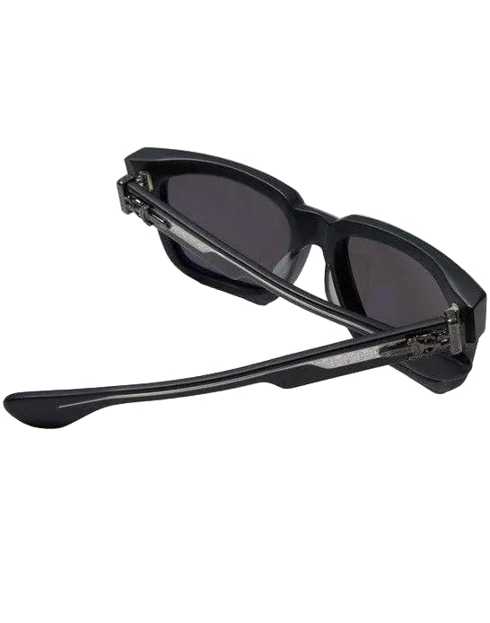 Chrome Hearts Box Officer Sunglasses Matte Black