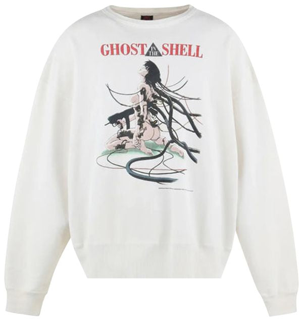 Saint Michael Ghost in The Shell Crewneck Cream