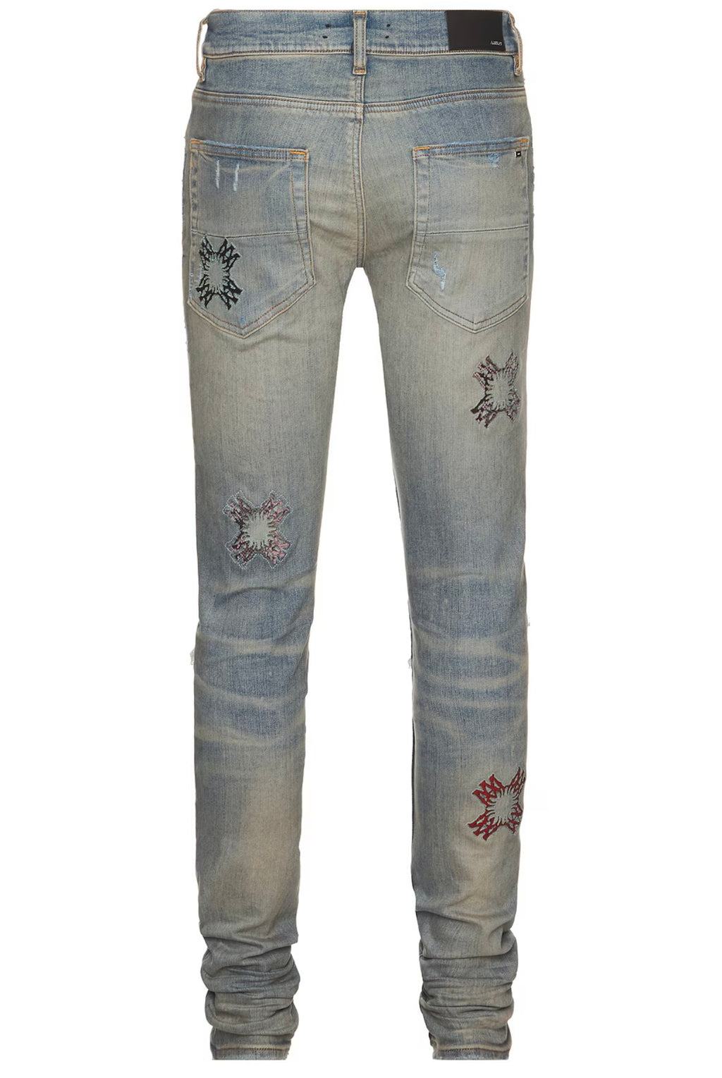 Amiri Quad MA Cutout Jeans Clay Indigo