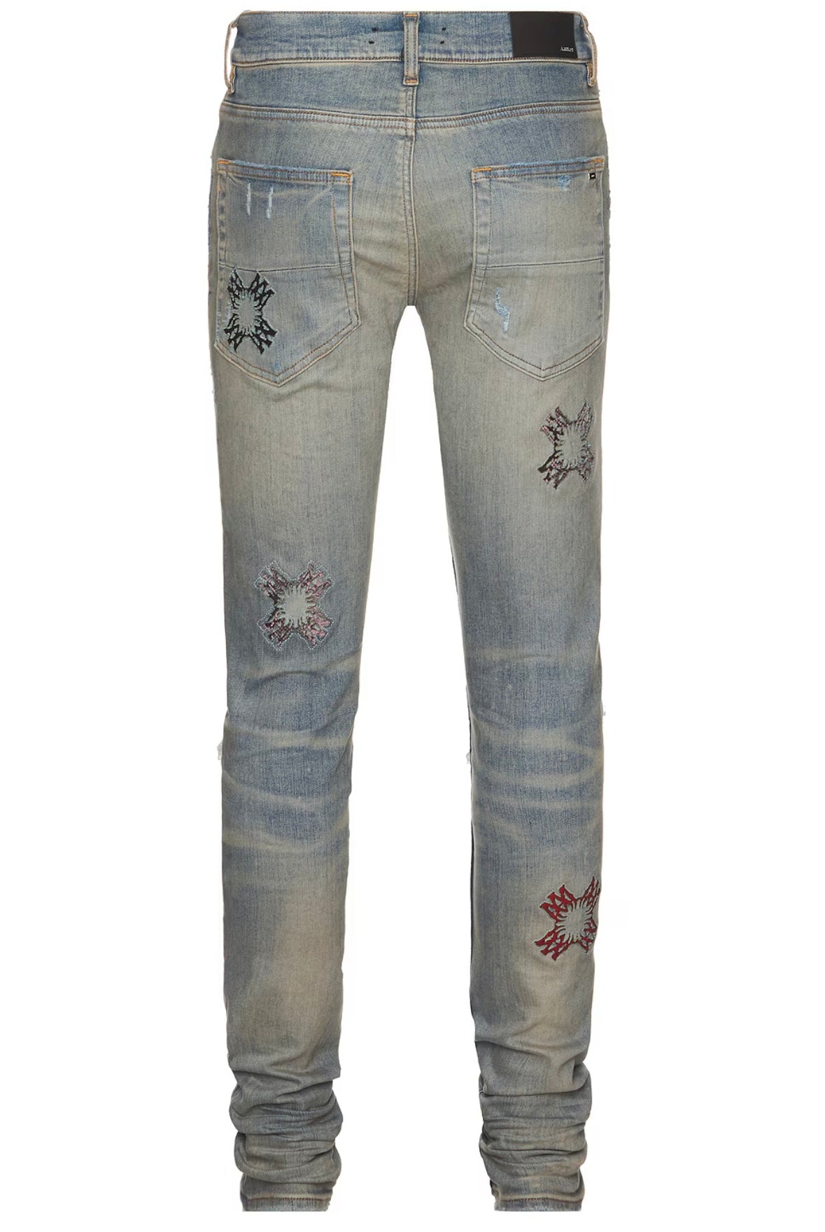 Amiri Quad MA Cutout Jeans Clay Indigo