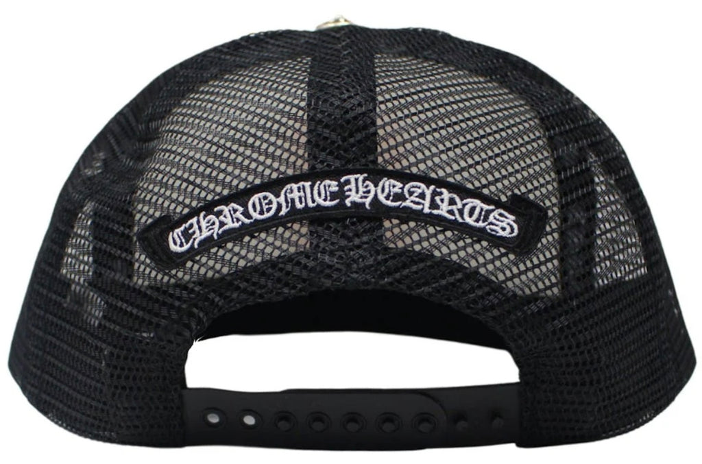 Chrome Hearts Eyechart Trucker Hat 'Black/White/Red'
